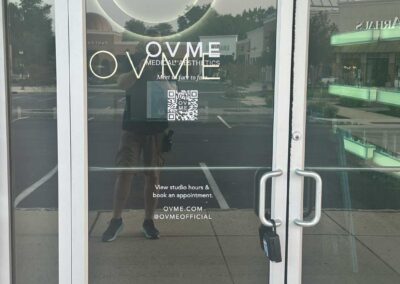 OVME Marlton, NJ Window Lettering