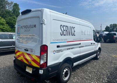 JF Petro van graphics installed by 3M Preferred installer Matt Chaplin.